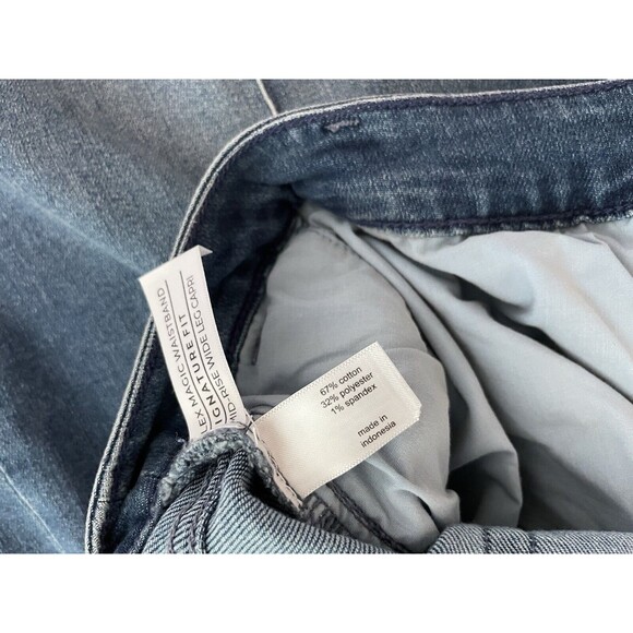 Lane Bryant Blue Ankle & Cropped Jeans - Picture 4 of 7